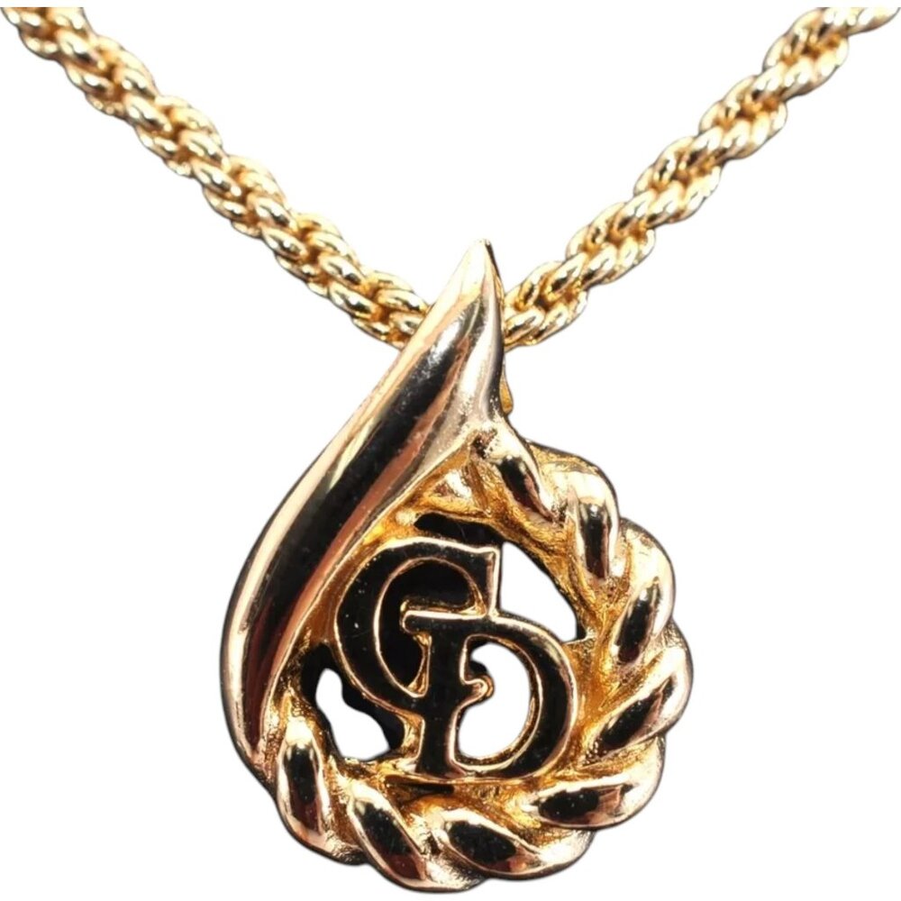 012172BV (L1) Christian Dior Necklace Chain Gold Metal - Picture 2 of 8